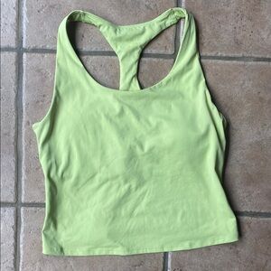Lime Green Racerback Tank Top